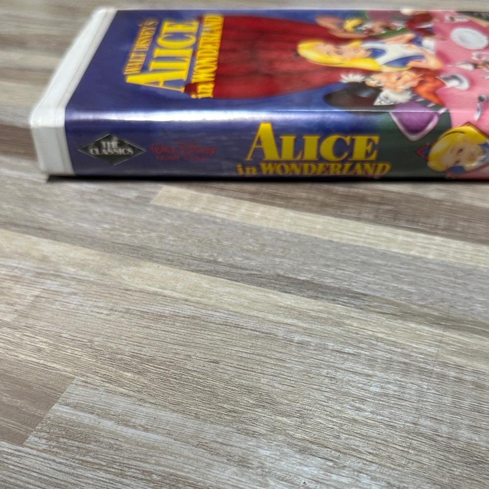 Alice in Wonderland VHS Tape Black Diamond Edition